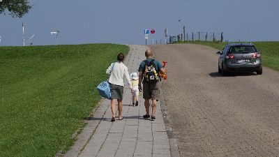 Zum Strand Auf dem Weg zum Strand