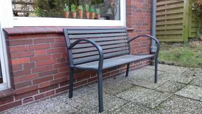 Deich-Ferien-Haus: Terasse Deich-Ferien-Haus 1